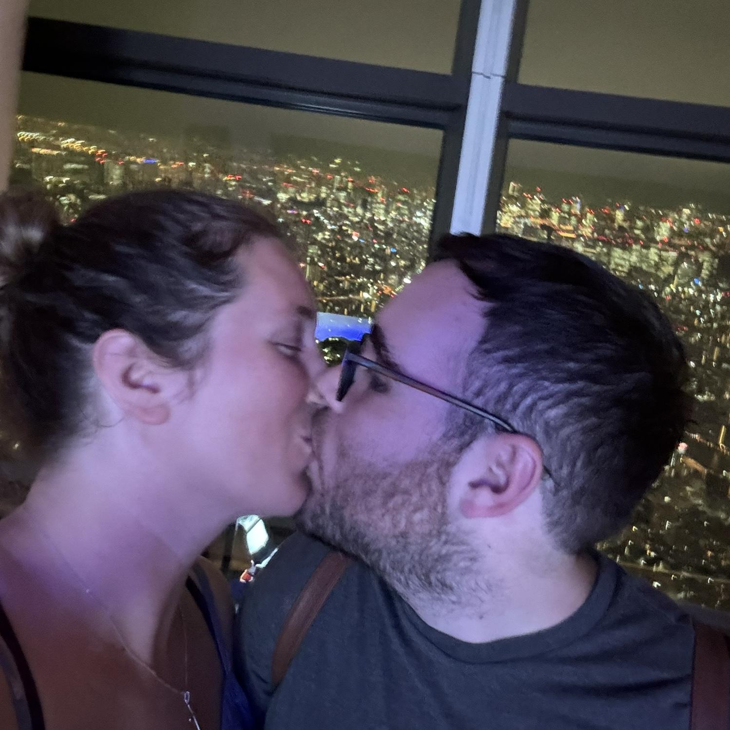 Kiss in Tokyo sky tower second tallest building in the world