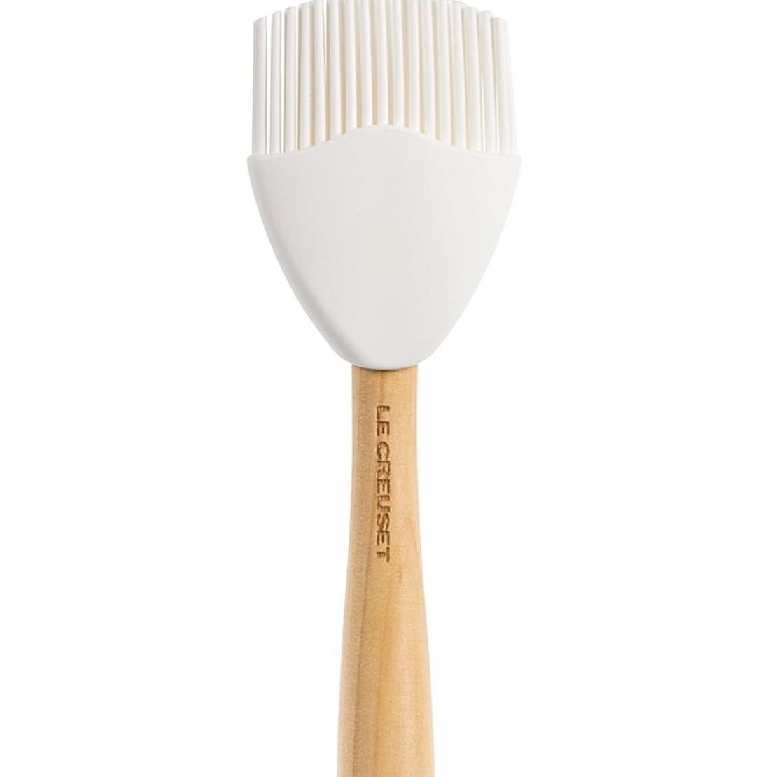 Le Creuset Silicone Craft Series Basting Brush, 10 1/2" x 2 1/8", White