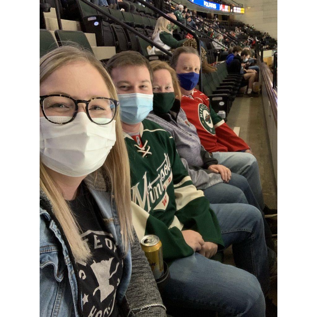 April 2021. Matt had to work... Wild game with the Paavola's!