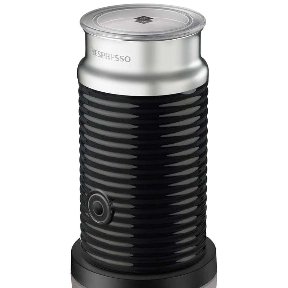 Nespresso Aeroccino 3 Milk Frother, Black, Steel