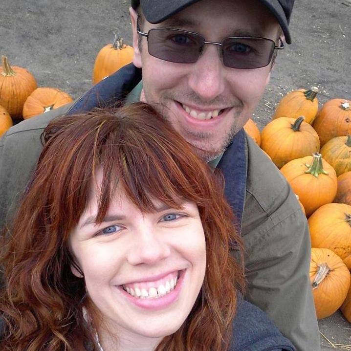 Enjoying our day at Goebbert's Pumpkin Patch in 2013