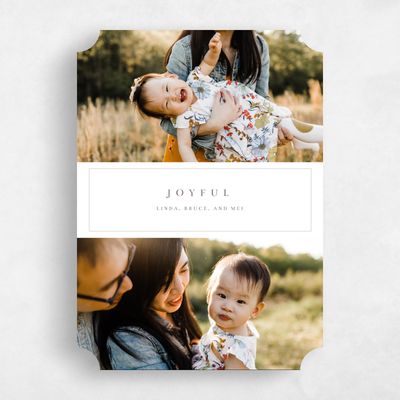 White Ticket Holiday Card - Aruba