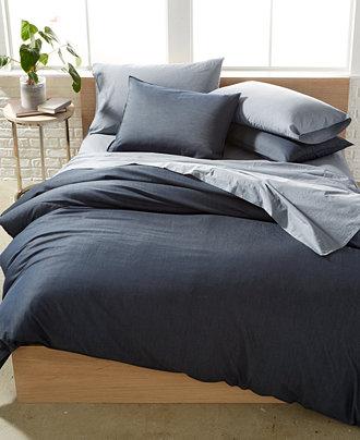 Calvin Klein Washed Essentials Denim Wash King Duvet Set
