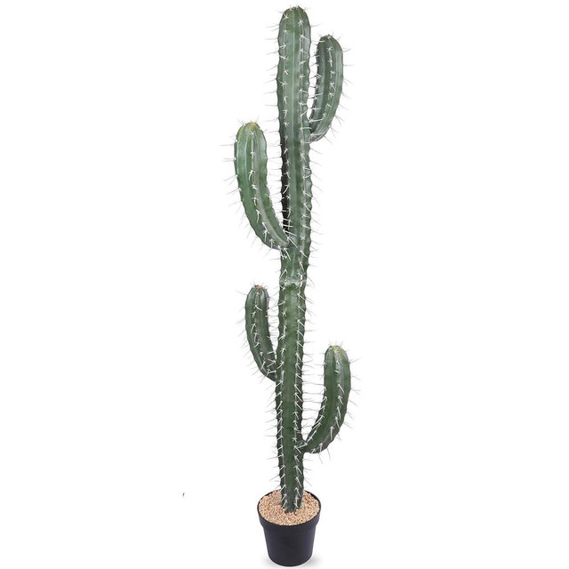 Huisezing Artificial Cactus Fake Cacti 62" Faux Potted Cactus Plants for Home Store Office Decoration