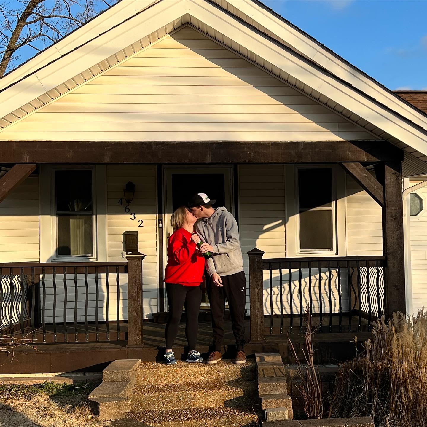 When we bought our house!