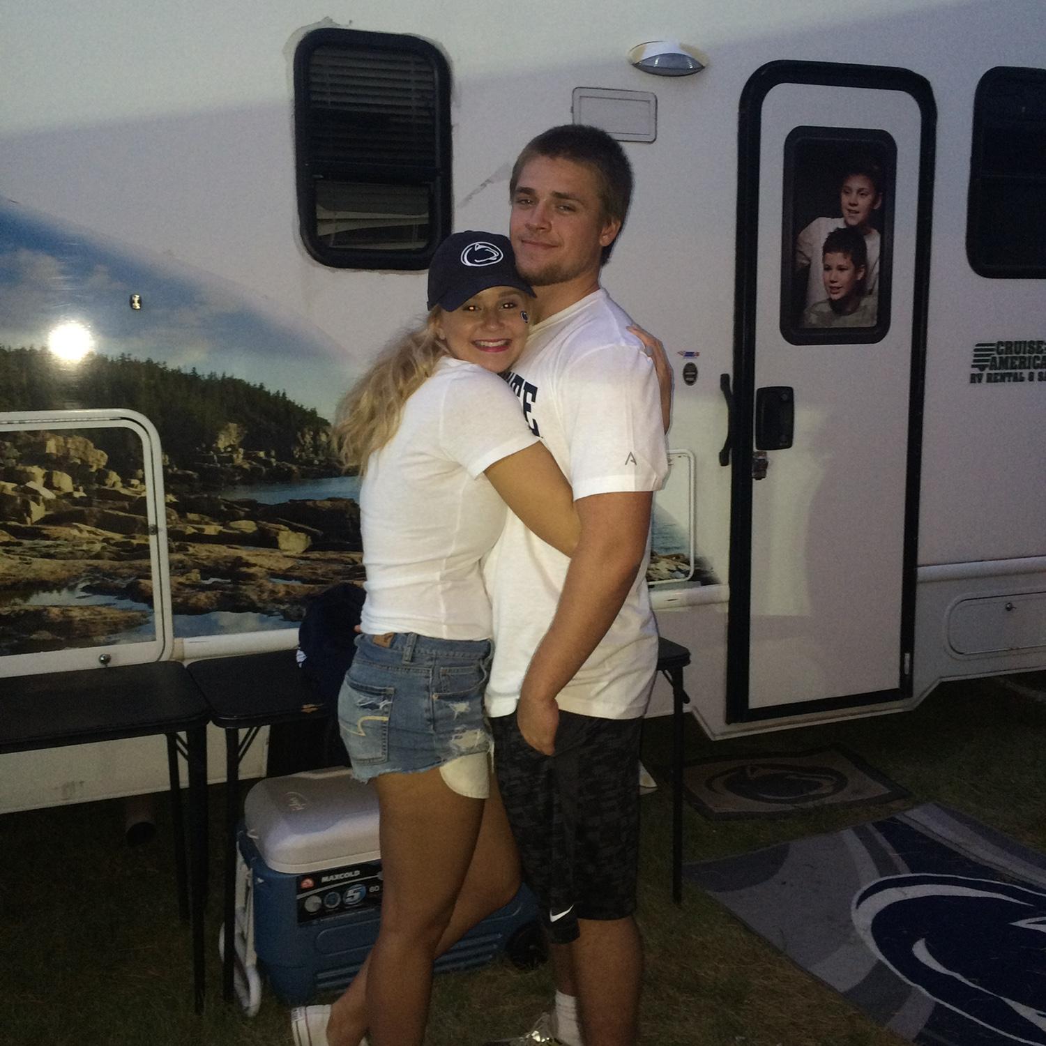 The first of many Penn State games together.