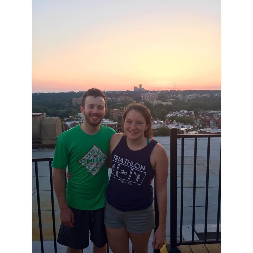 View from the roof of our first apartment in Adams Morgan