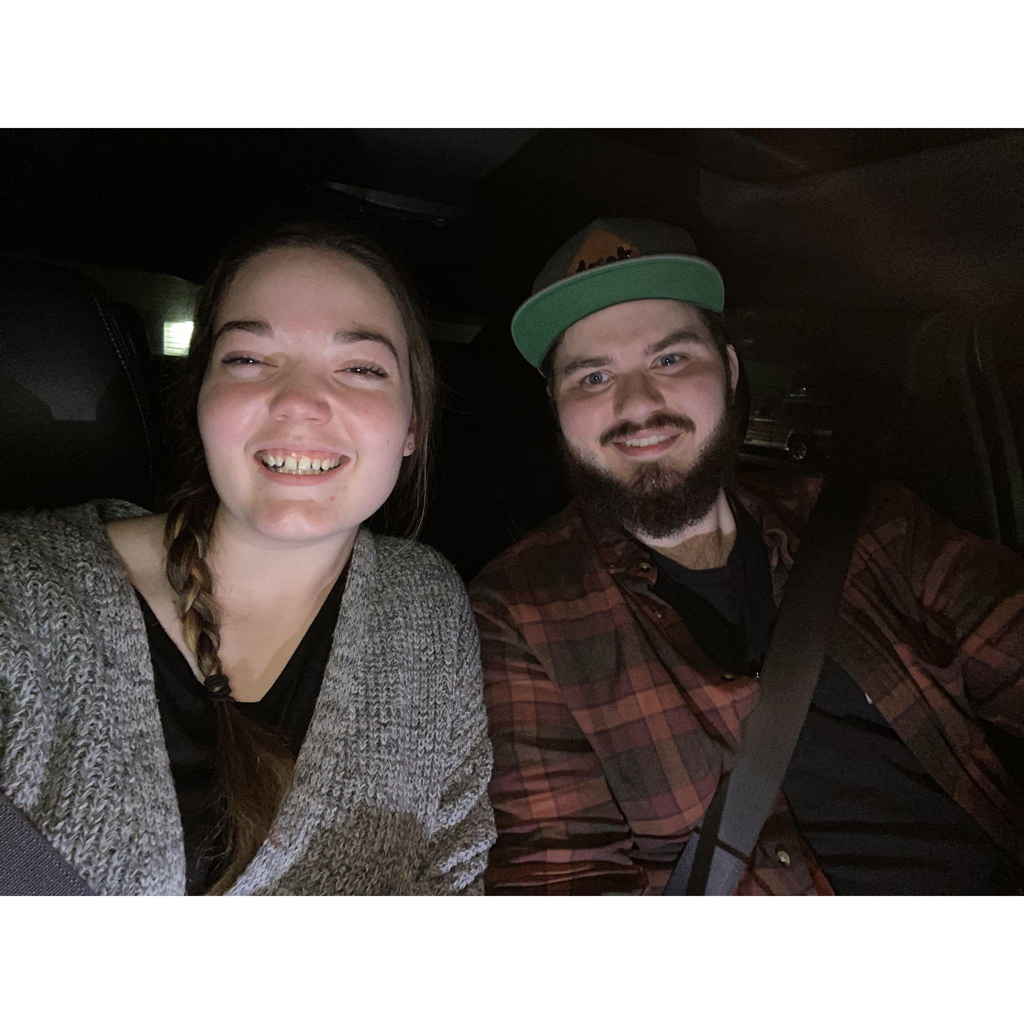 This was the first photo we took together when we started dating - October 2022