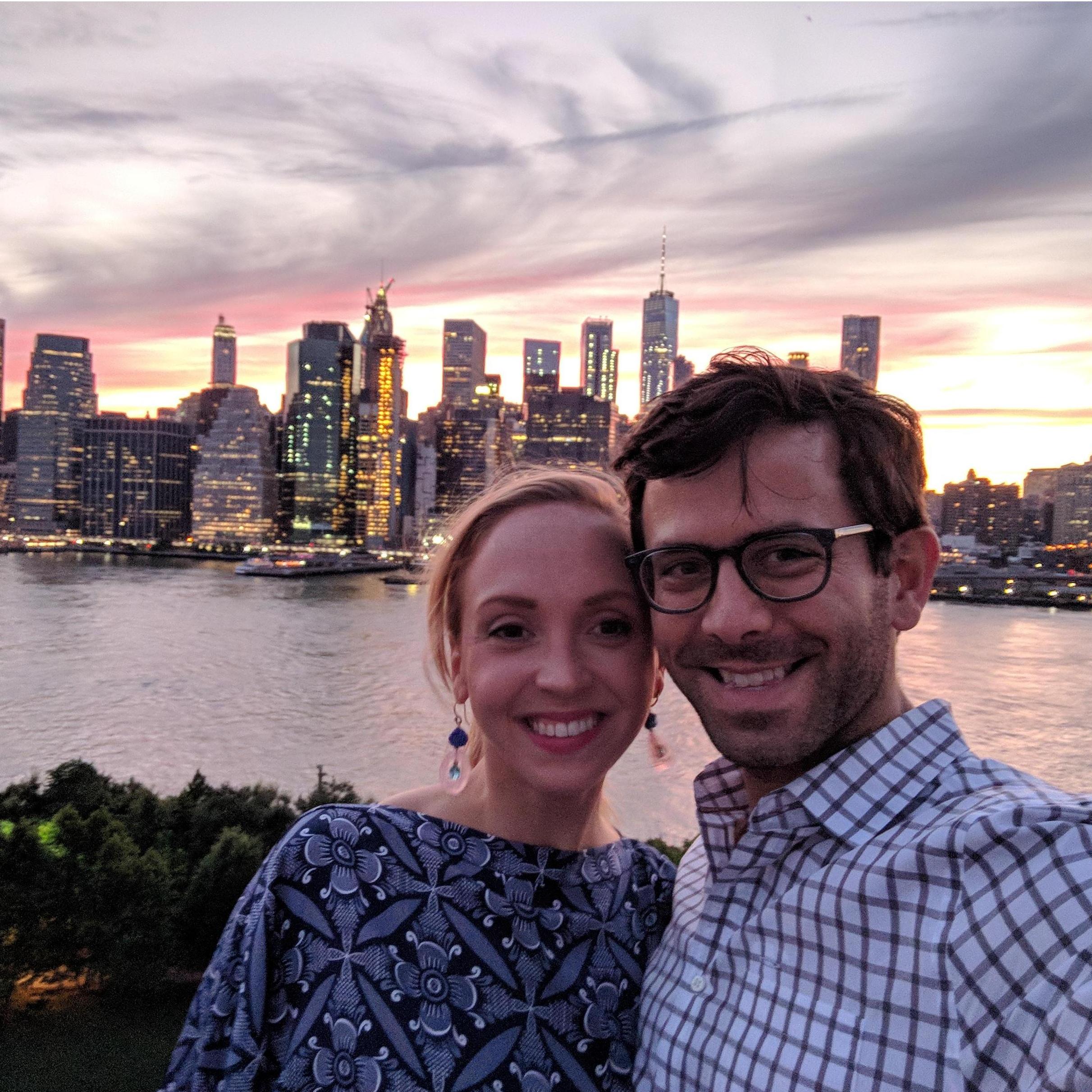 Brooklyn rooftop party with Gus and Sarah.