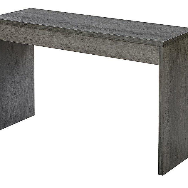 Convenience Concepts Northfield Hall Console Desk Table, 48"L x 15.5"W x 28"H, Weathered Gray