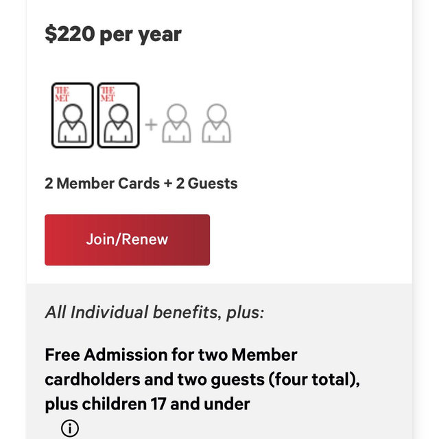 Metropolitan museum membership