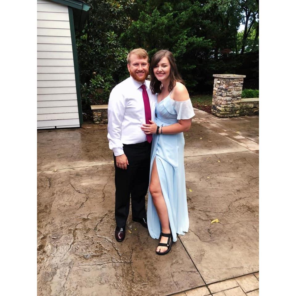 Our first time attending a wedding together.