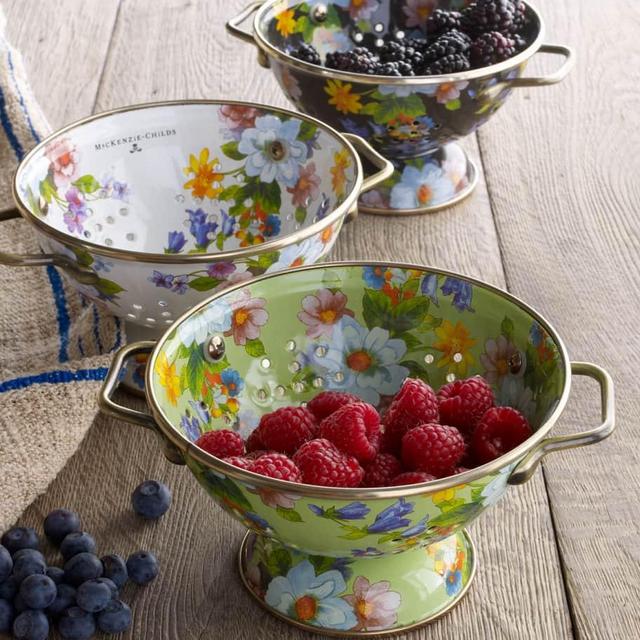 MacKenzie-Childs Small Flower Market Colander