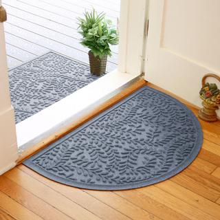 WaterHog Boxwood Indoor/Outdoor Half Round Door Mat
