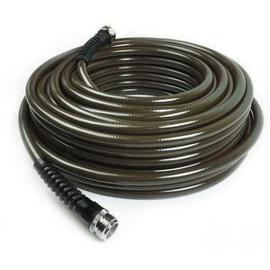 Water Right 400 Series Polyurethane Slim & Light Drinking Water Safe Garden Hose, 50-Foot x 7/16-Inch, Brass Fittings, Olive Green, USA Made