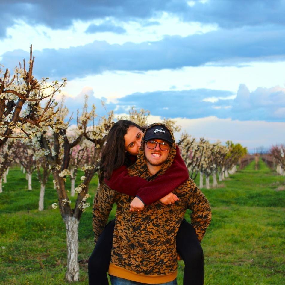 One of our first dates in 2022 in Davis, CA