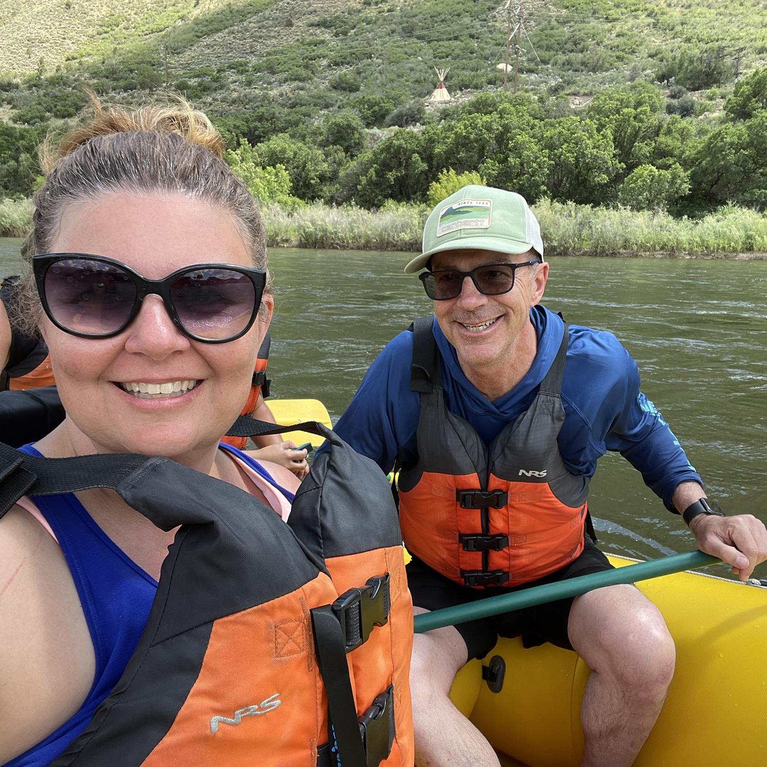 Glenwood Springs, CO- rafting the CO River, July 2024