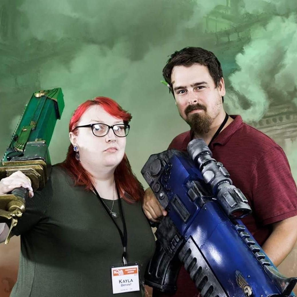 September 2018 - Having A Blast At The NOVA Convention. Do We Look Intimidating?
