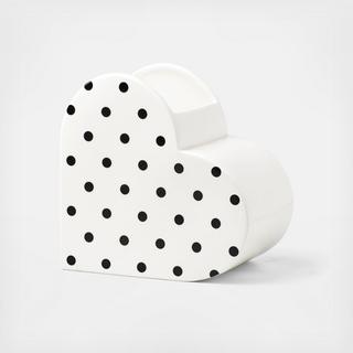 Deco Dot Heart Vase