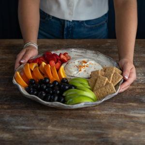 Fruit and Dip Platter - Color Matcha Latte
