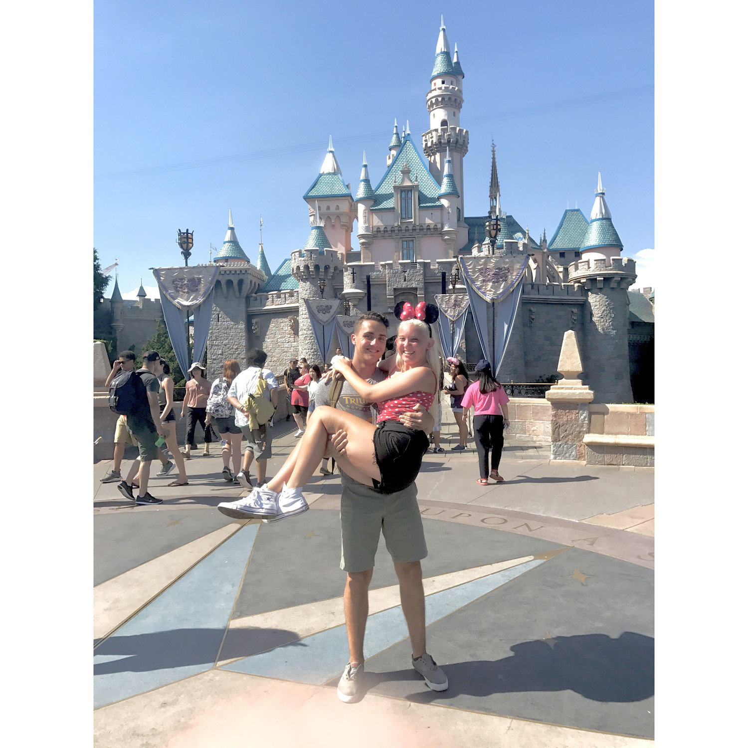 Disneyland - our first trip together at 17 to visit Los Angeles