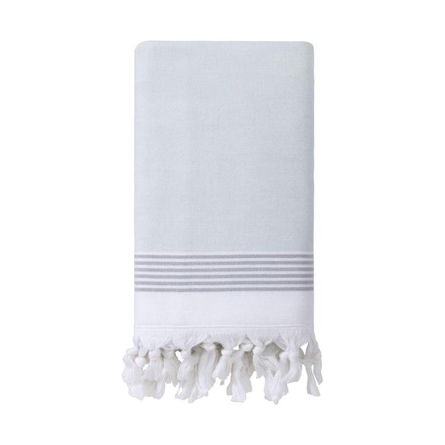 Haven™ Organic Cotton Flatweave Bath Towel in Sky Grey