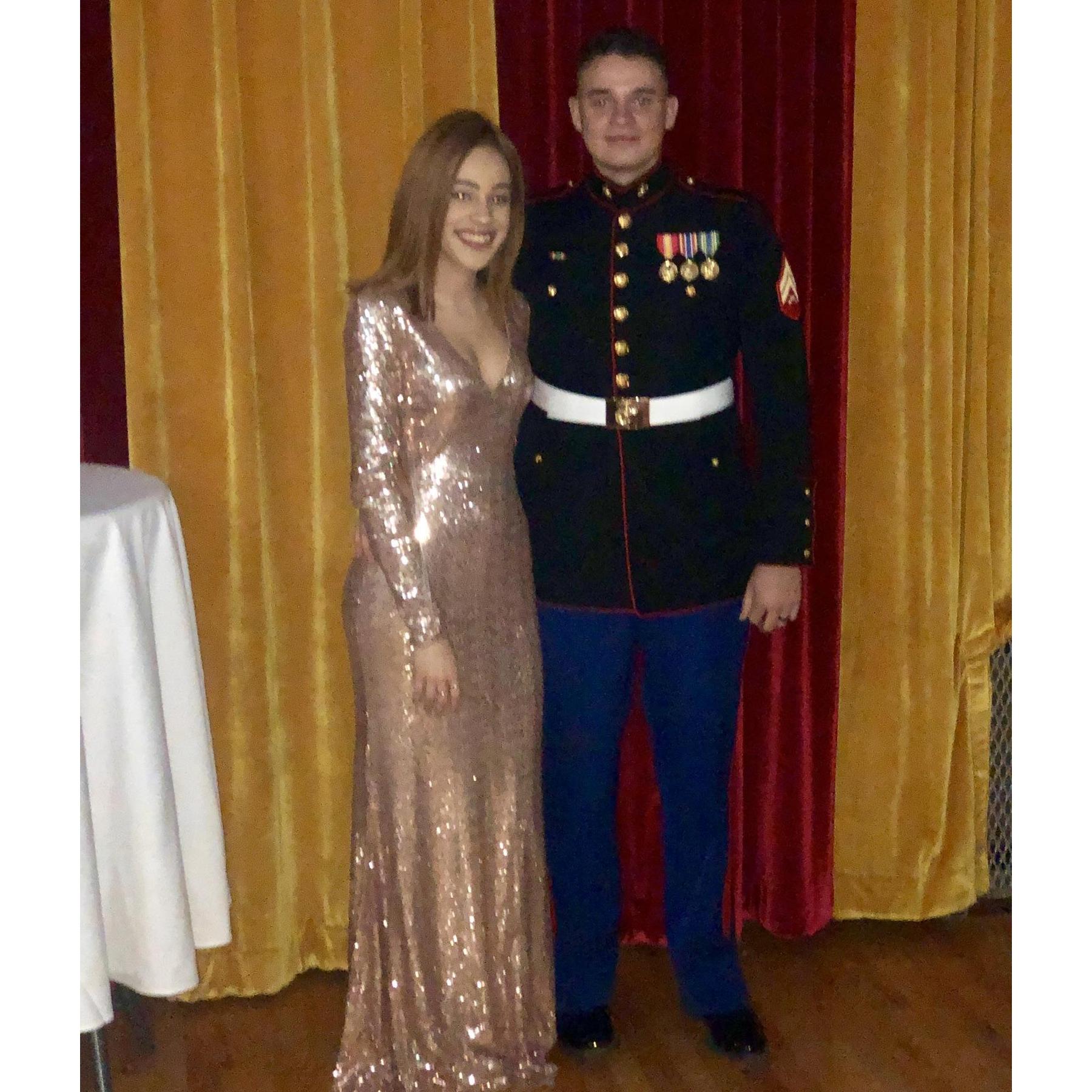 Military Ball with my Corporal <3
