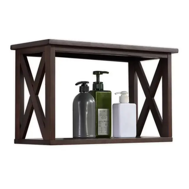 WALL SHELF BROWN