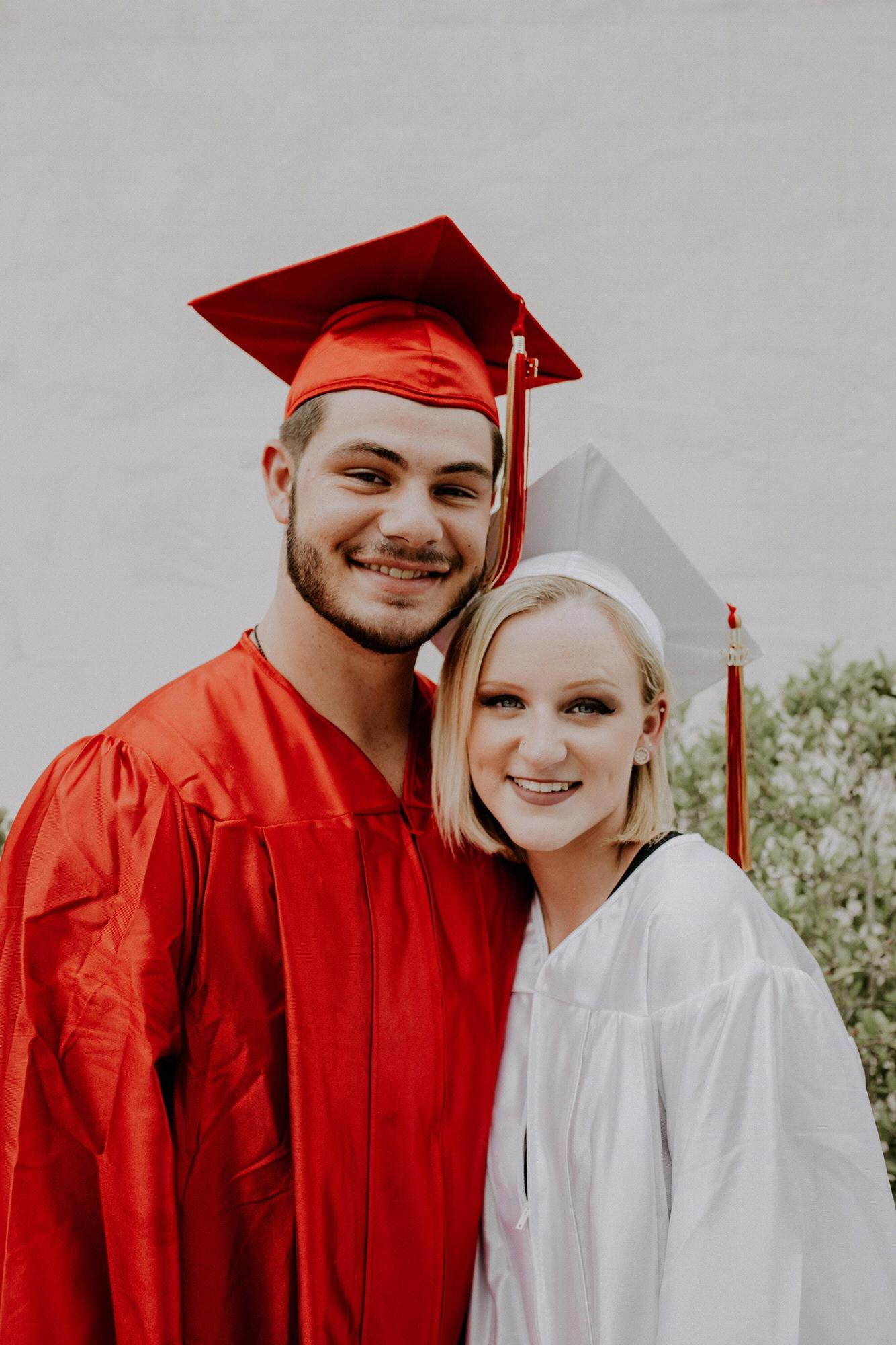 High school graduation photos