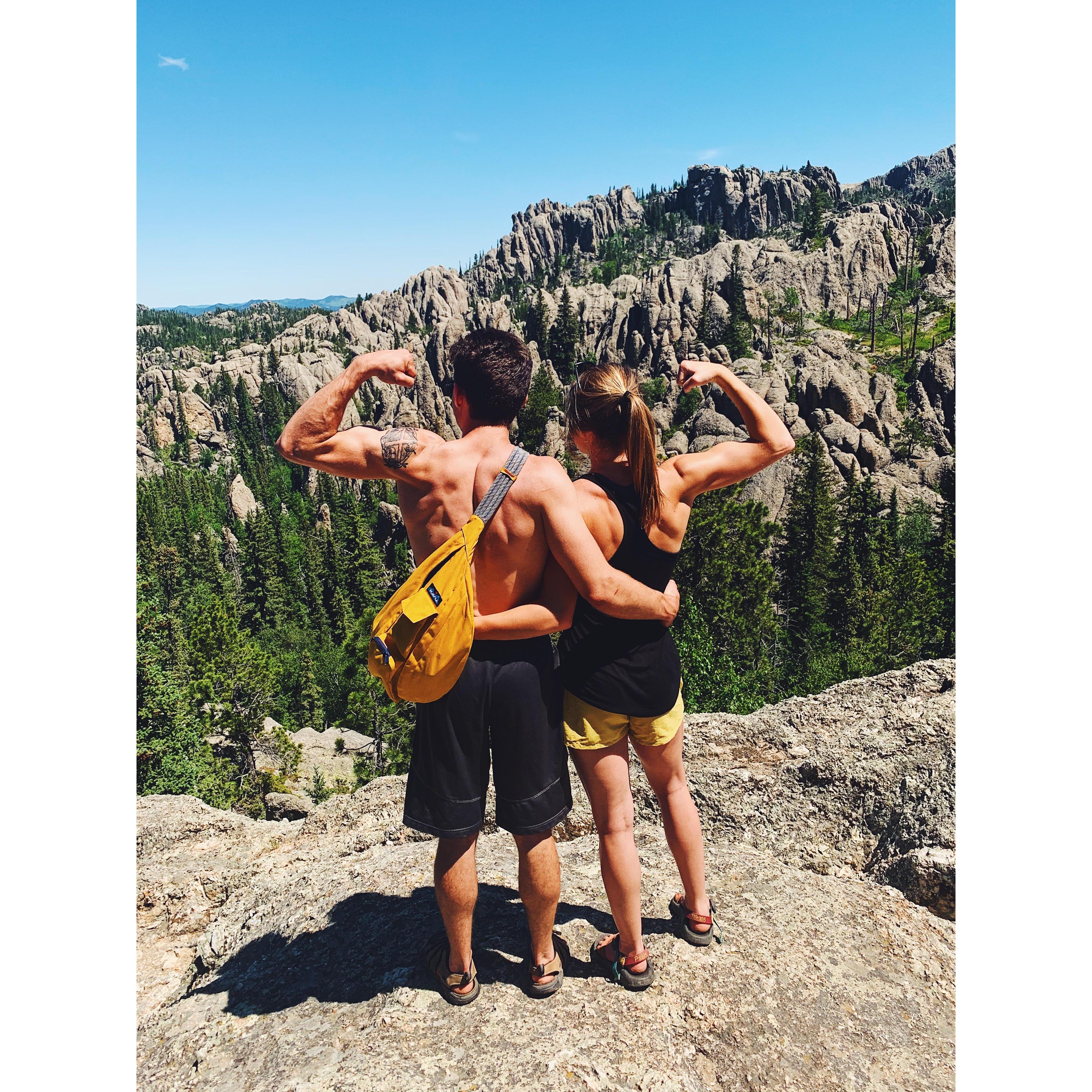 Some of our favorite memories are from hiking in Custer State Park.
