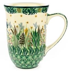 Polish Art Center - Unikat Polish Pottery Stoneware Bistro Mug U4328