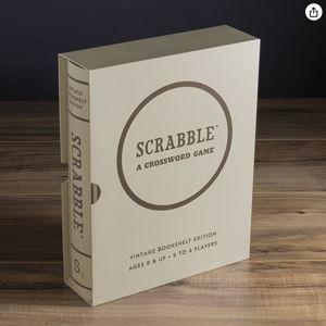 WS Game Company Scrabble Vintage Bookshelf Edition