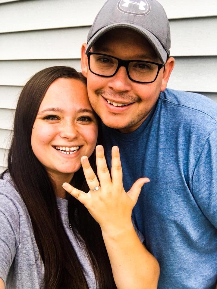 Beyond happy to become his wife!