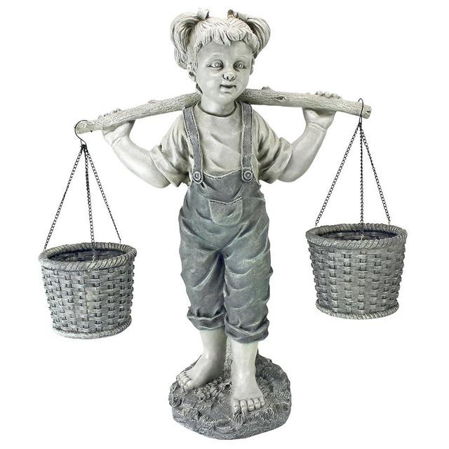 Design Toscano NG30540 Flowers for Felicity Sculpture, Medium, two tone stone