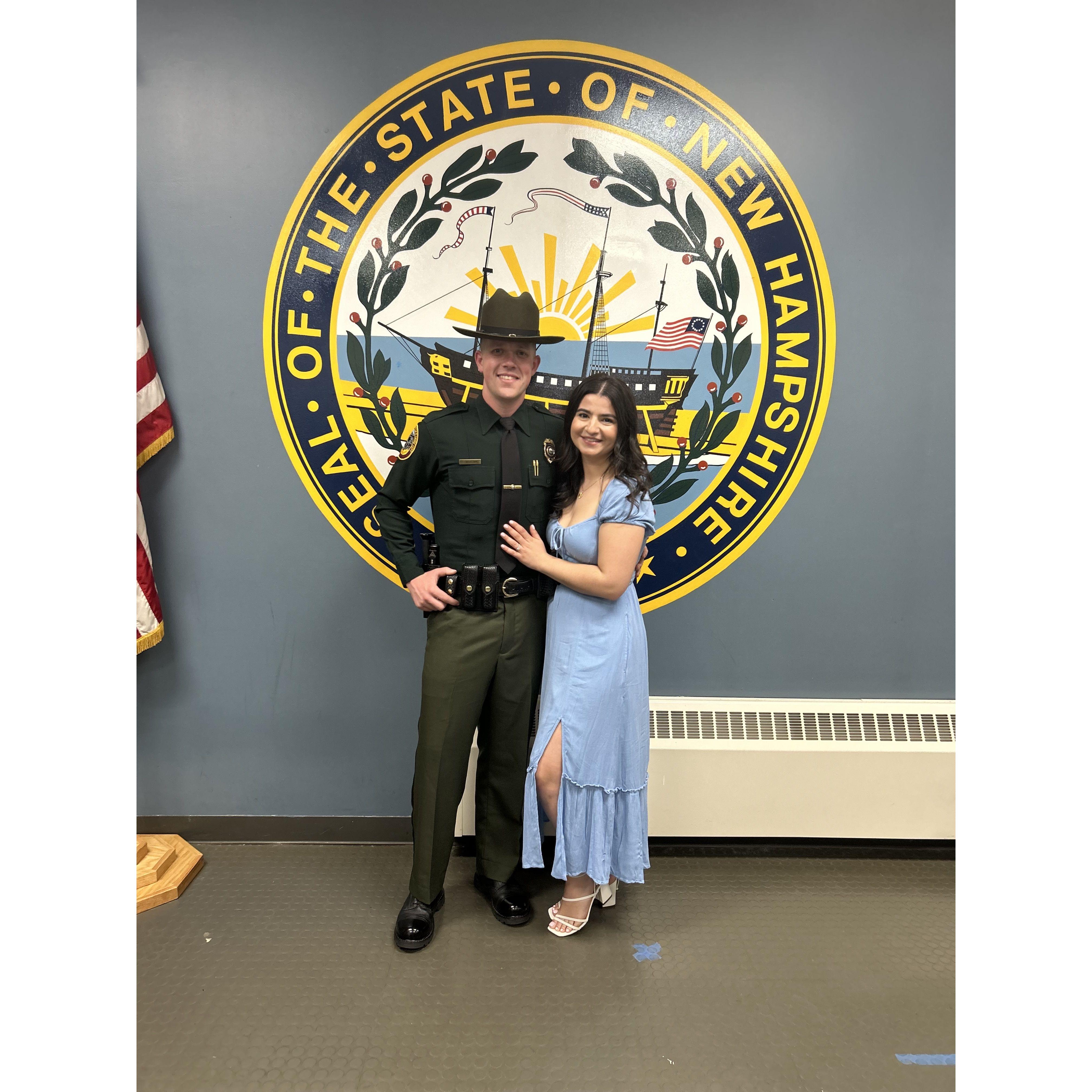 Griffin's police academy graduation- 2024