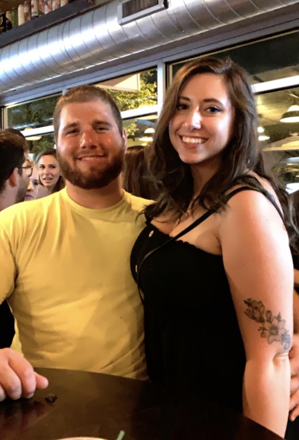 The day we took Anna's Sister out for her 21st Birthday. It was like 95 degrees out and HUMID!