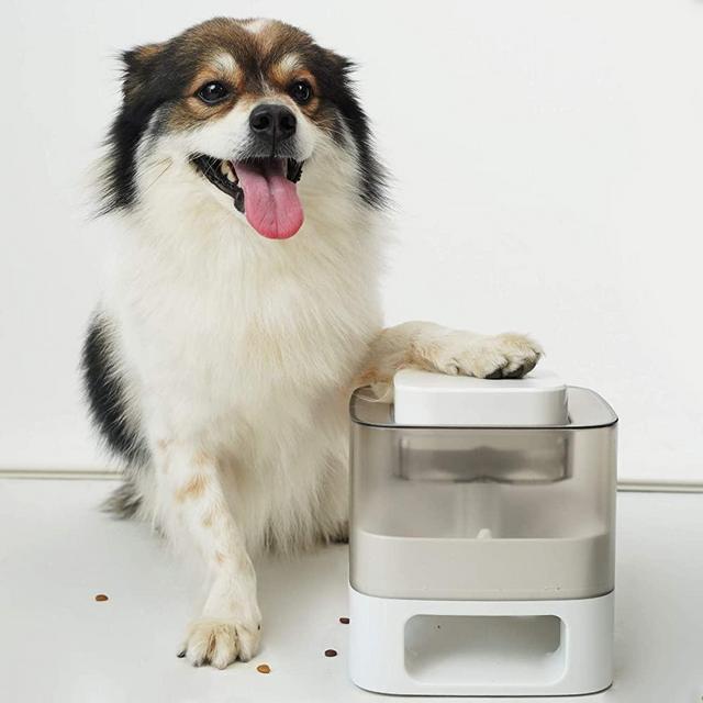 Press Dog Slow Feeder - Dog Puzzle Toys One-Click to Get Food Interactive Dog Toys Used for Pet Games and Emergency Feeding to Get Rid of Boredom Suitable for Large, Medium Dogs 1.2 Liter