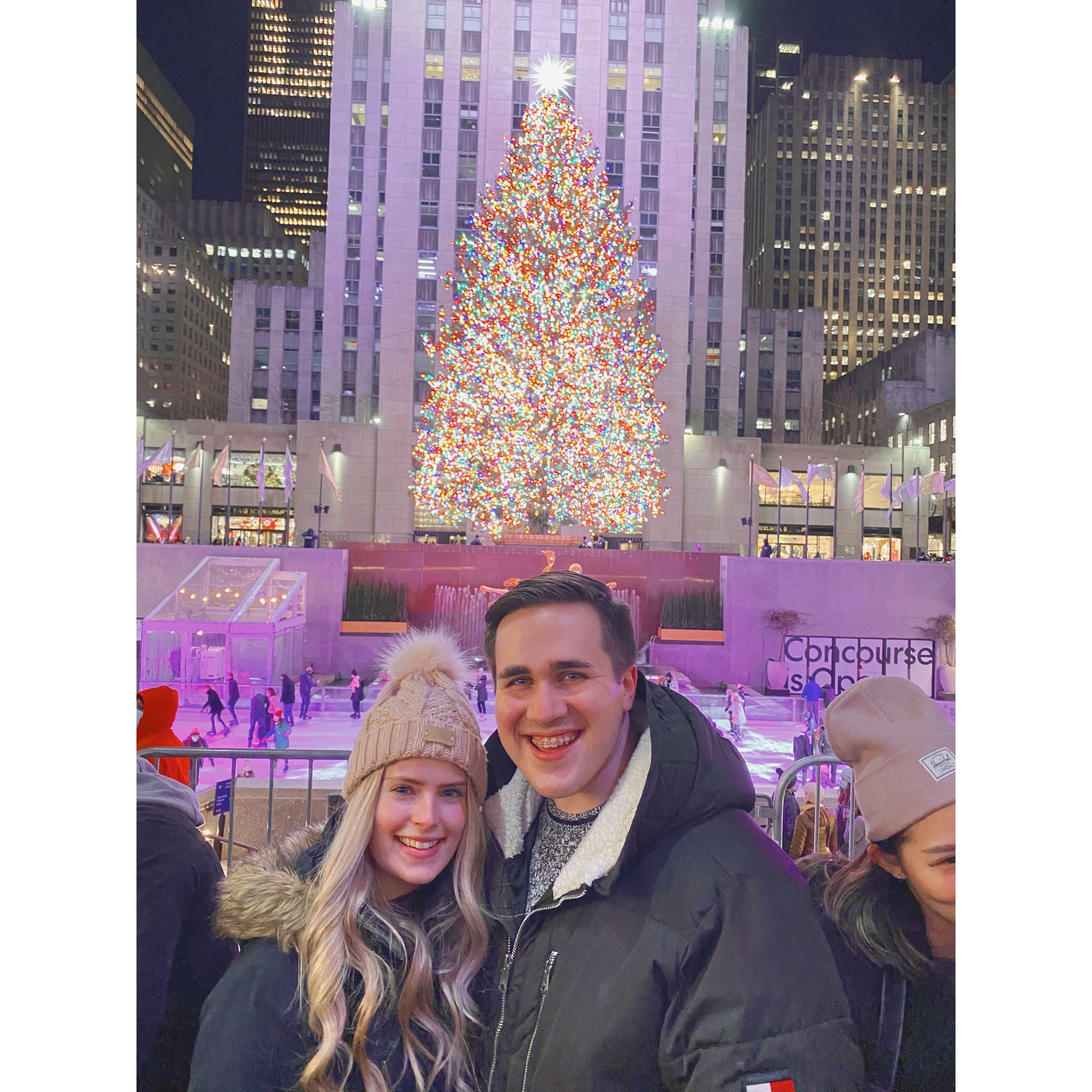 december 2021- NYC during christmastime