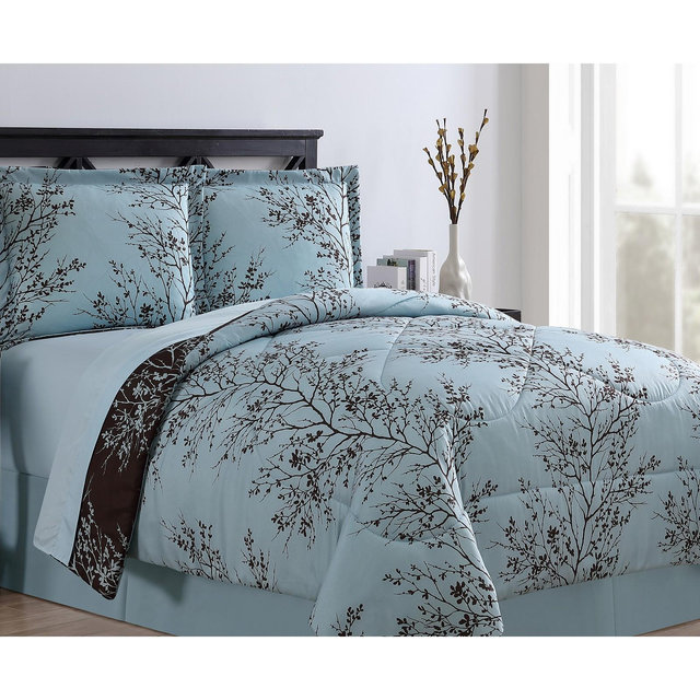 VCNY Home Leaf 8-Pc. Comforter Set, King