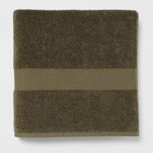 Dark Green Performance Plus Bath Towel - Threshold™