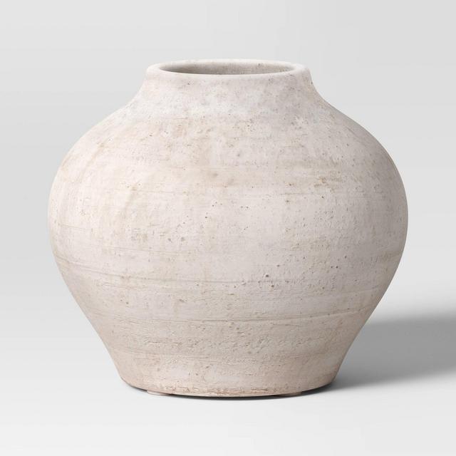 Small Ceramic Rustic Artisan Vase - Threshold™