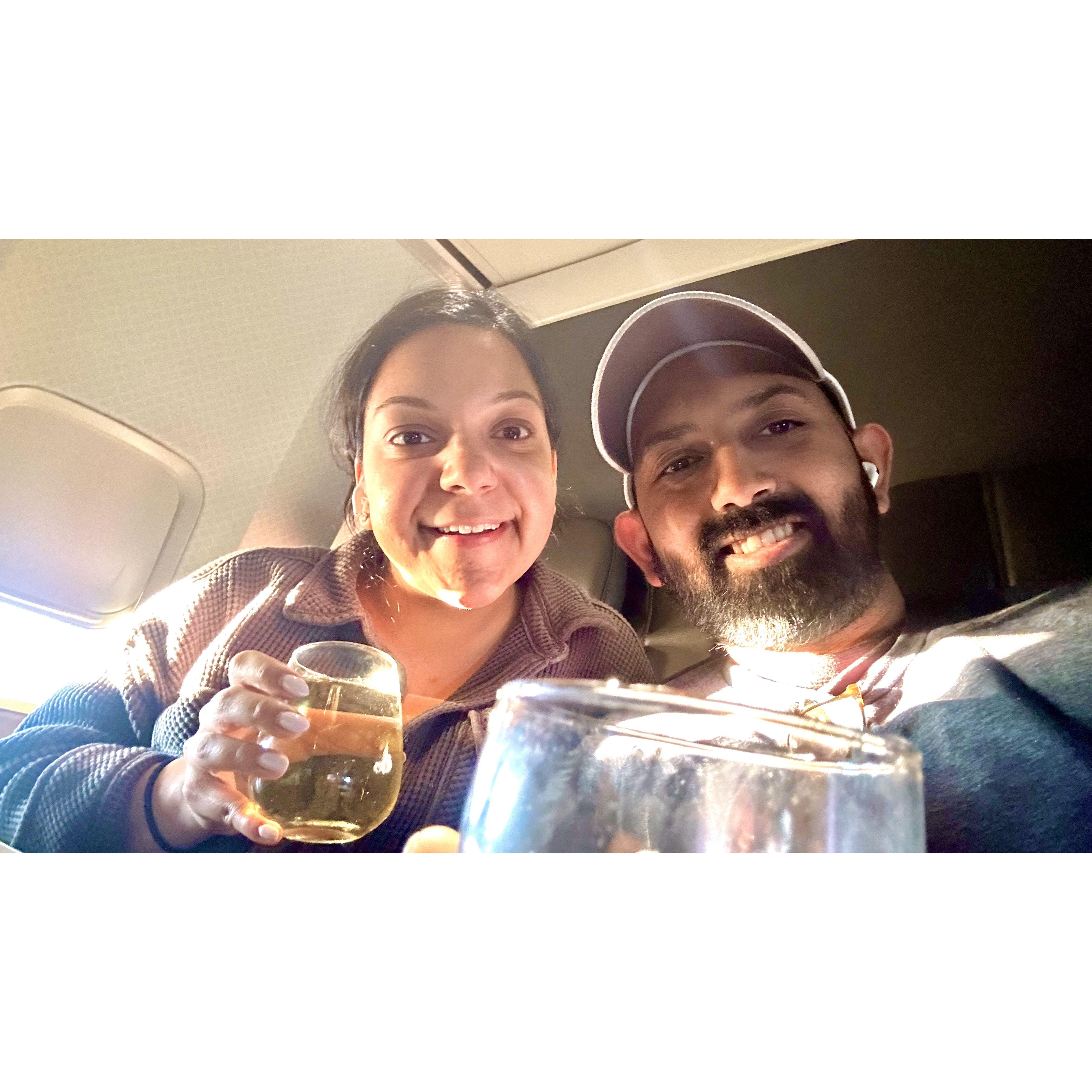 Flight from Chicago to Austin for Jugal's big move!