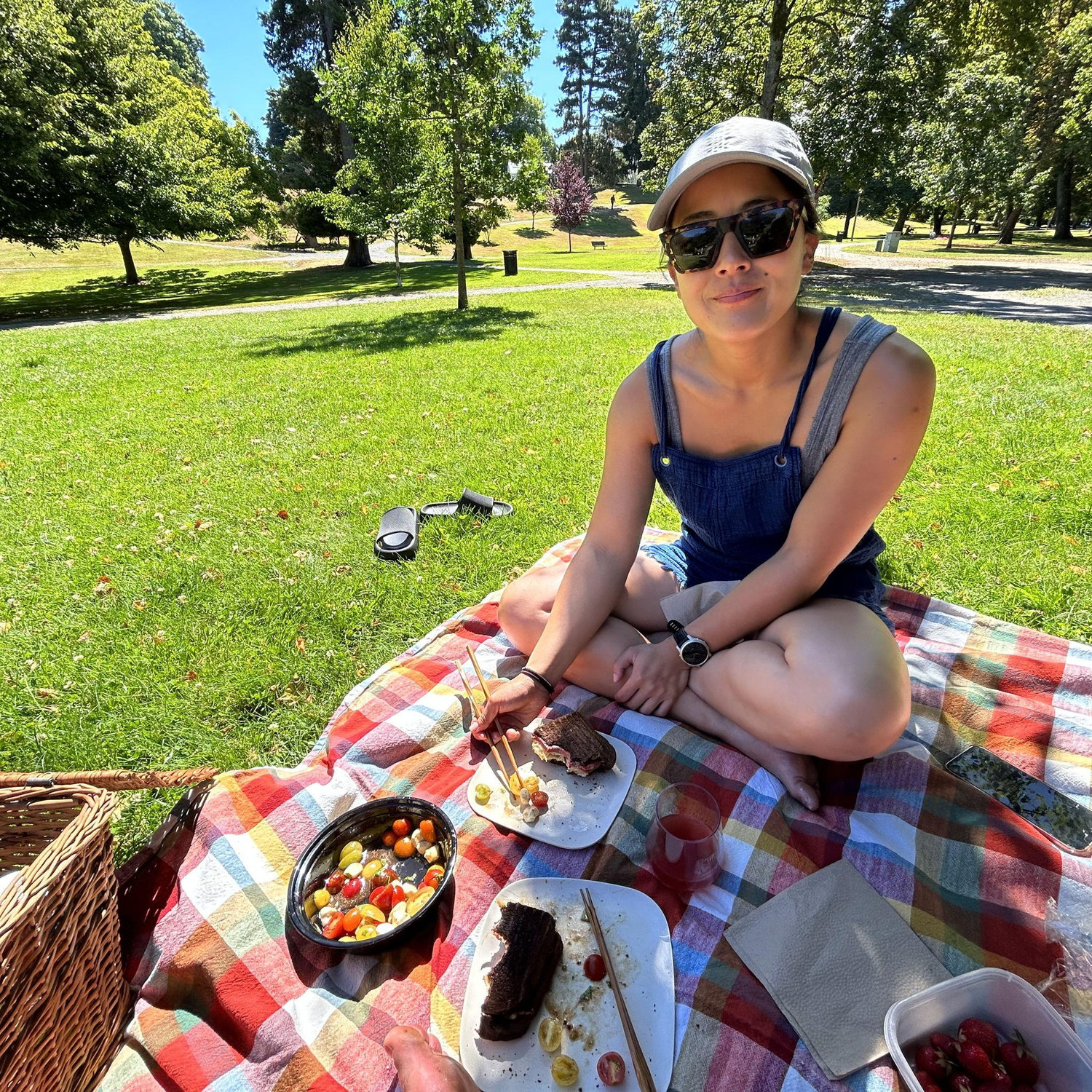 A surprise picnic at Wright Park in Tacoma, WA.