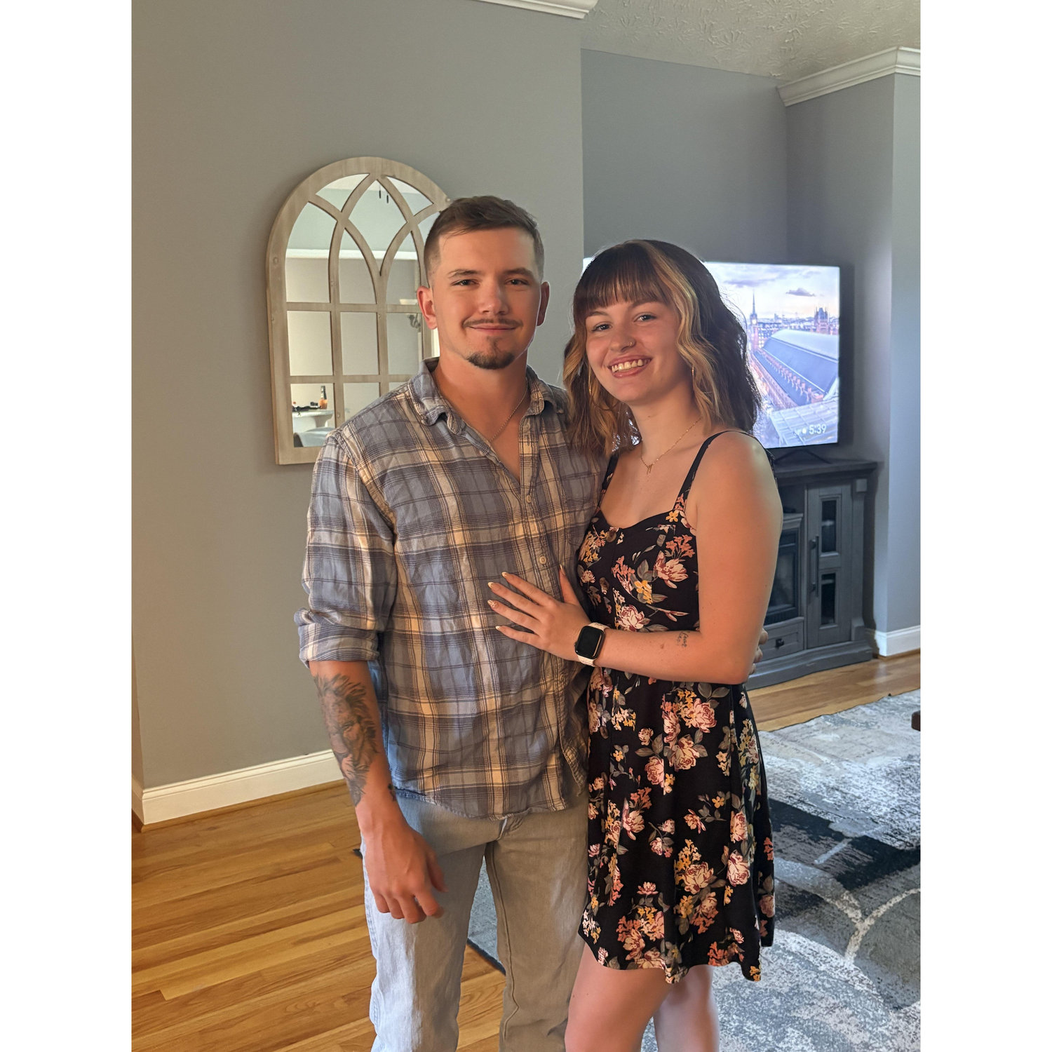 this is the day he proposed. he took me to dinner and bought me a squishmellow