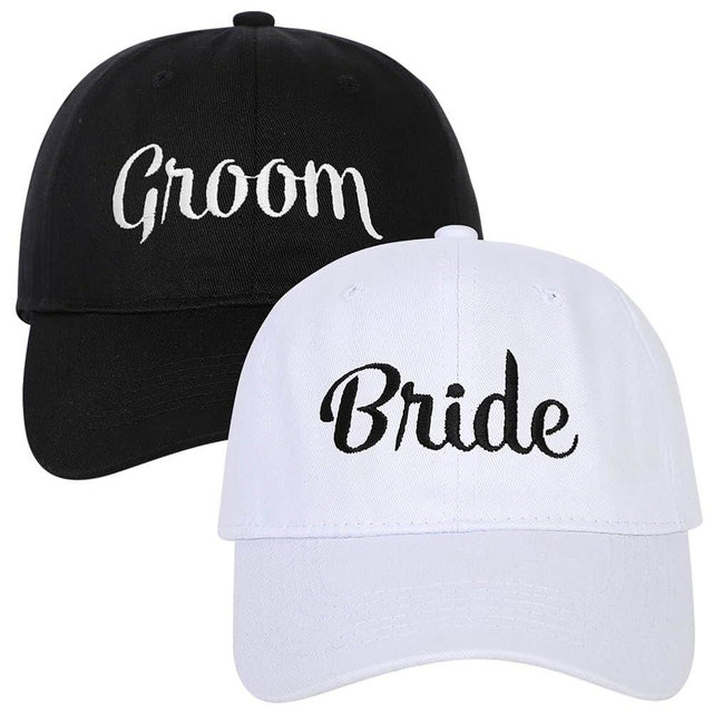 ZUYYON Matching Mr. & Mrs. Baseball Caps Embroidered Baseball Hats Bridal Gift, Newlywed Honeymoon Wedding Gift