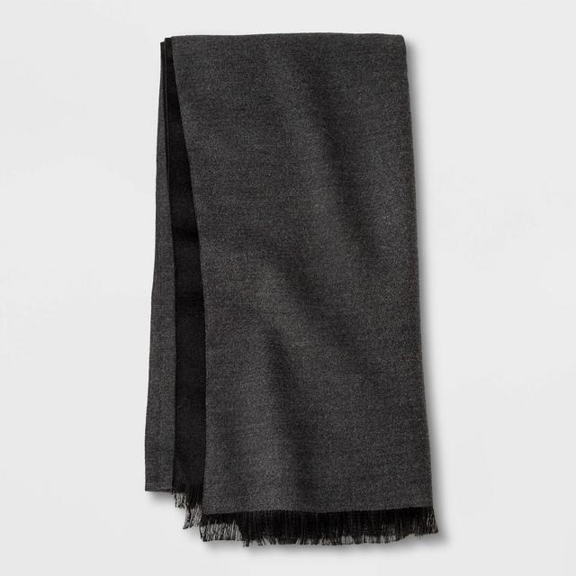 Men's Reversible Oblong Scarf - Goodfellow & Co™ Black