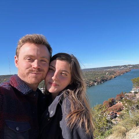 Wyatt came to visit me in Austin and drove my car to Denver for me