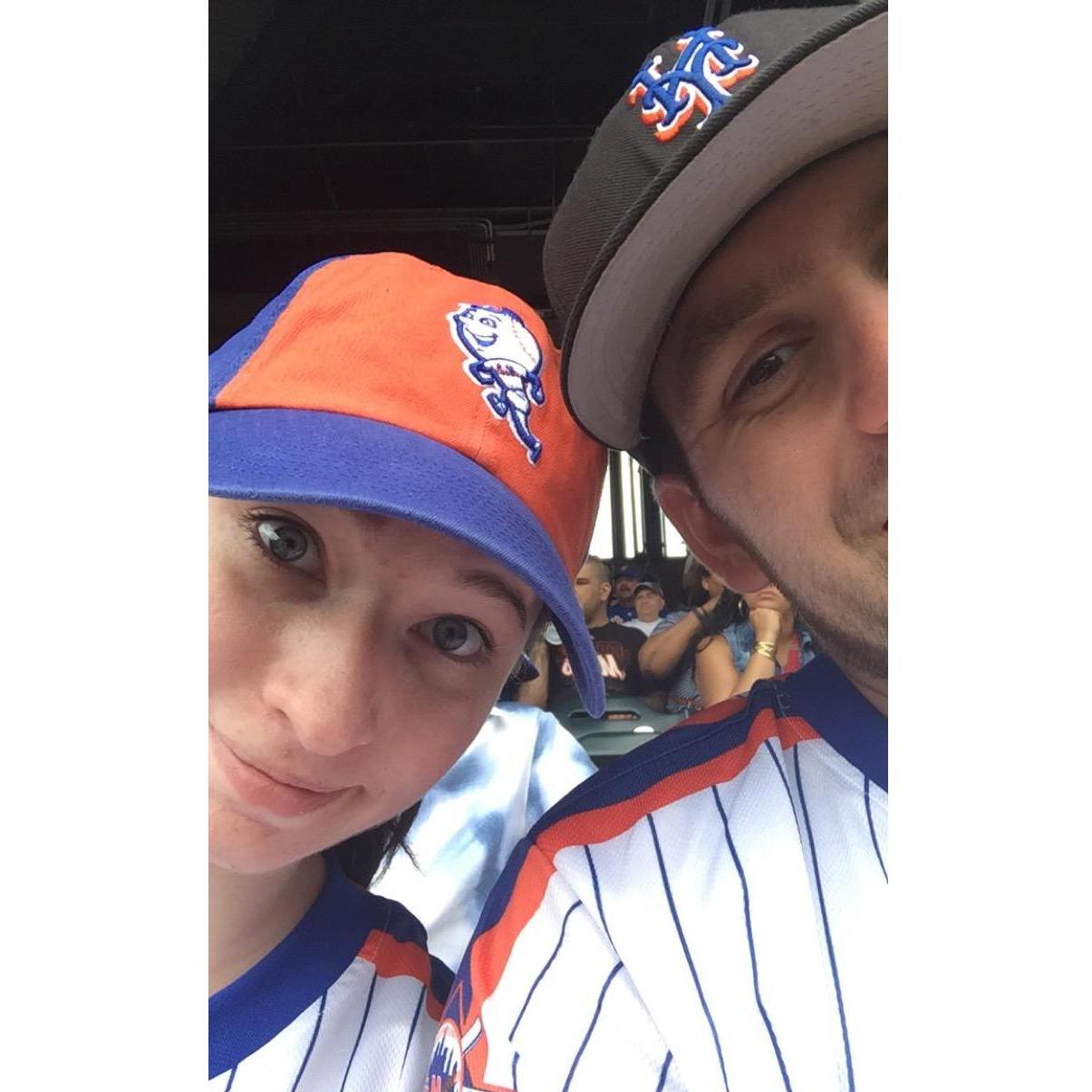 We love going to Mets games together! LGM!