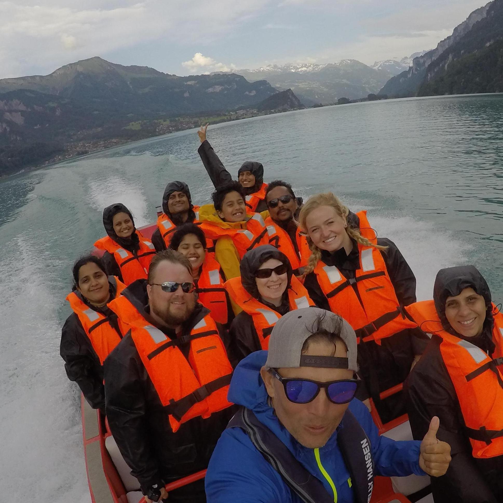 Jetboating in Interlaken