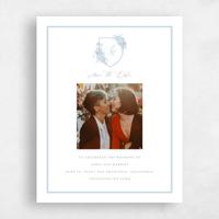 White Wedding Save the Date - Joya Portrait
